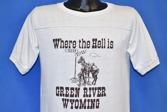 70s Where the Hell is Green River Wyoming Cowboy J