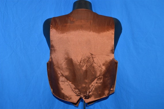 80s Suede Leather Vest Men's Size 38 - image 3