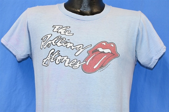 80s Rolling Stones Tongue Logo 1981 Rock n Roll B… - image 1