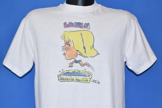 90s Lauren Brooks Swim Club LBI 92 Caricature Airb