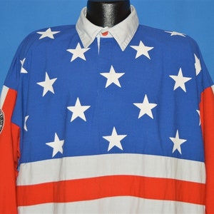 90s Starter American Flag All Over Pocket shirt Extra Large