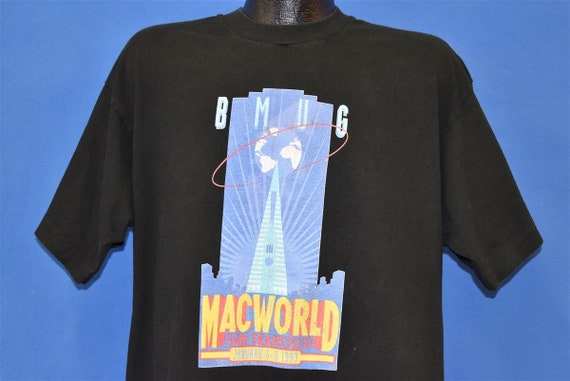 90s BMUG Mac World Global Apple Expo t-shirt Extra