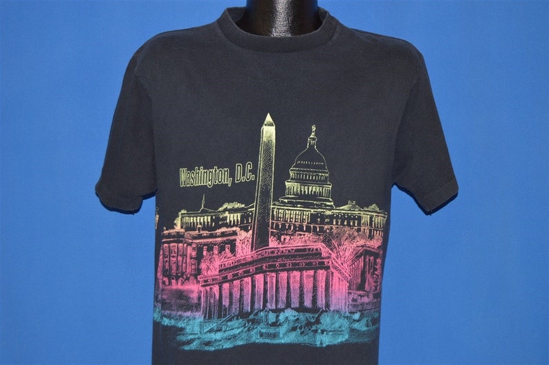 90s Washington, D.C. Neon Tourist t-shirt Large image 1