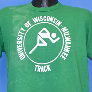 70s University Of Wisconsin Milwaukee Track Panthers t-shirt Medium