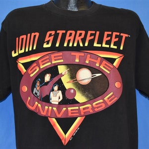 90s Star Trek Join Starfleet See the Universe Sci Fi TV Show 1993 Space t-shirt Large