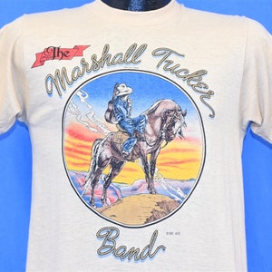 80s The Marshall Tucker Band Dedicated Tour 1981 Rock Concert t-shirt Small