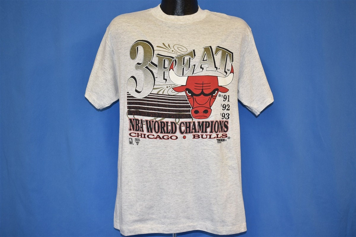 bulls 3 peat shirt