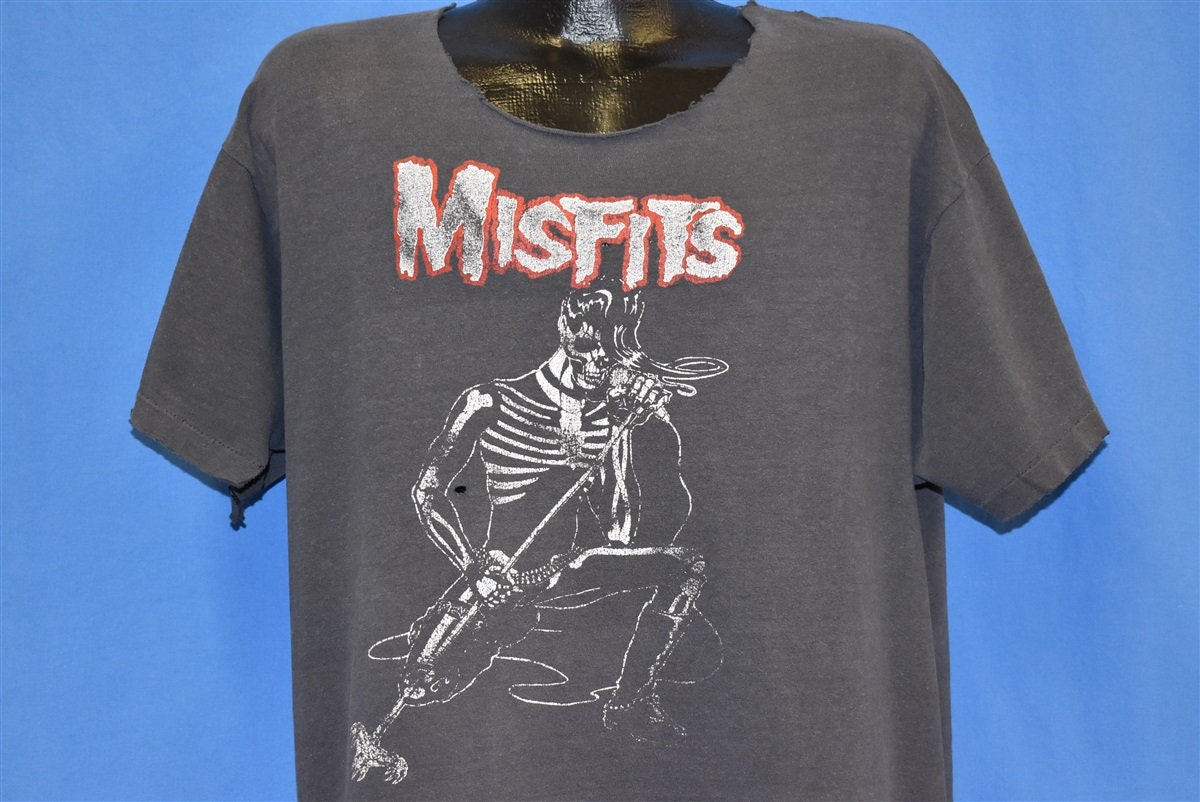 80s Misfits Legacy of Brutality Skeleton Punk Distressed T-shirt Extra  Large - Etsy