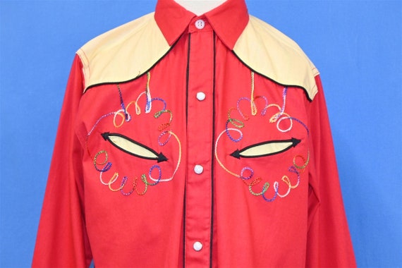 50s KARMAN Rayon Western Shirt
