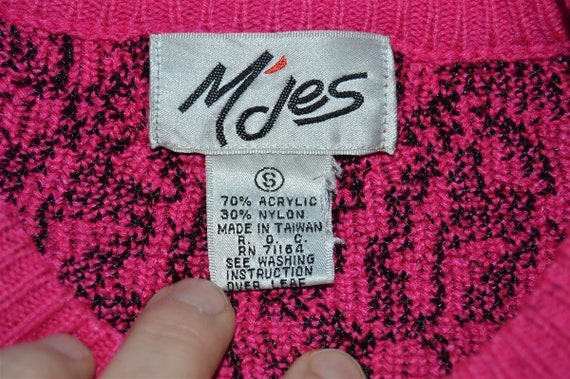 Sweater top leaf pink