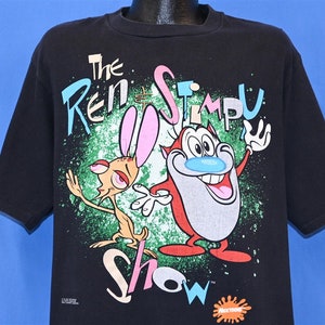 90s Ren & Stimpy Show Nicktoons Nickelodeon TV Cartoon t-shirt Extra Large