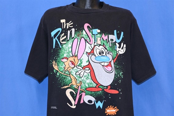 90s Ren & Stimpy Show Nicktoons Nickelodeon TV Cartoon T-shirt