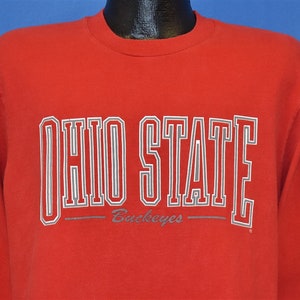 Koszulka z długim rękawem NCAA College z lat 90. Ohio State University Buckeyes, rozmiar L