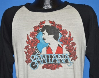 70s Carlos Santana Pegasus Raglan t-shirt Medium