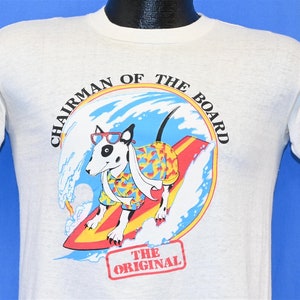 Koszulka 80s Surfing Dog Chairman Of The Board Original Party Animal Beer Spoof w rozmiarze S