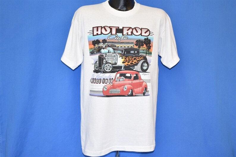 90s Hot Rod Cafe No Particular Place to Go California t-shirt Large