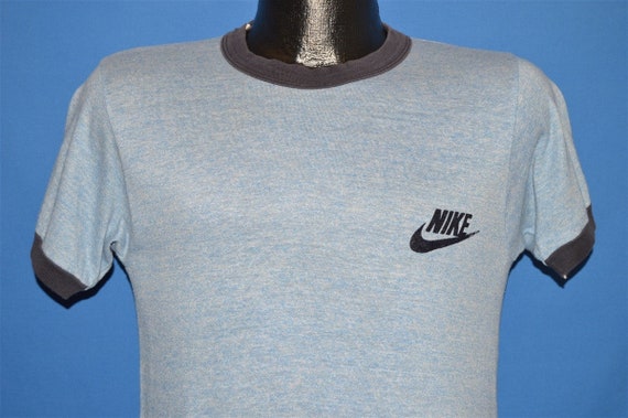 70s Nike Rayon Tri Blend Ringer t-shirt Small