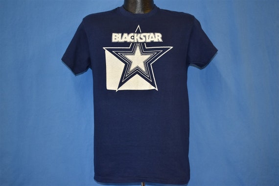 70s Blackstar Logo Navy Blue Cotton Hanes t-shirt… - image 2