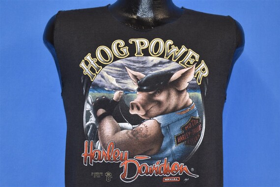 80s 3D Emblem Harley Davidson Hog Power Pig Cycle Lab Fort 80s 3D Emblem Harley Davidson Hog Power Pig Cycle Lab Fort