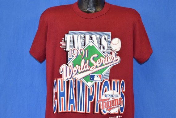 90s Minnesota Twins 1991 World Series Champions M… - image 1
