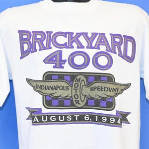90s Inaugural Brickyard 400 Indianapolis Motor Speedway Racing t-shirt Large