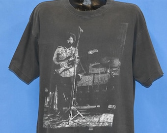 Vintage 1993 Jerry Garcia All Over Print Graphic T-shirt