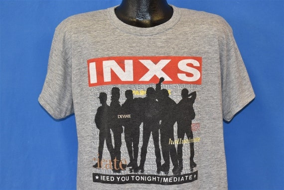 80s INXS Kick Need You Tonight / Mediate t-shirt L