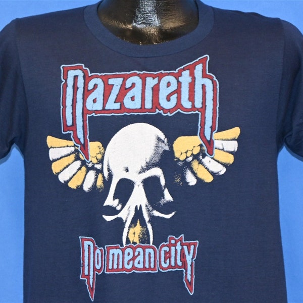 80s Nazareth Scottish Hard Rock No Mean City t-shirt Medium