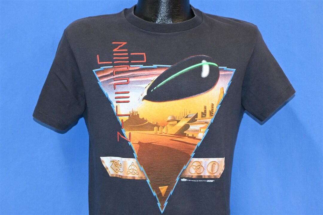 80s Led Zeppelin Futuristic Airship Winterland Productions Rock N Roll