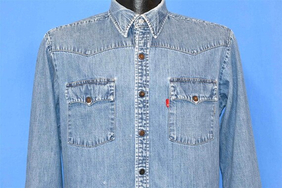 90s Authentic Levis Denim Button Front 