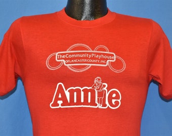 80s Annie Community Playhouse Lancaster County Inc Theater t-shirt Extra Small