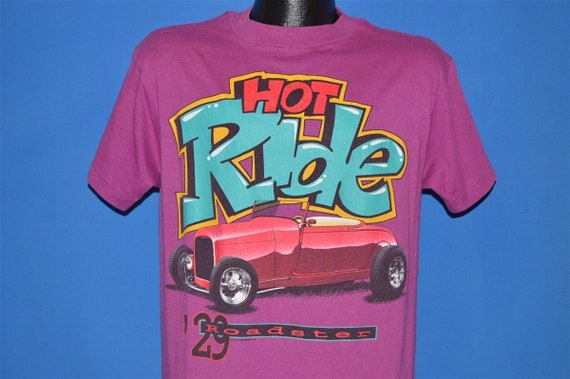 80s Hot Ride Hot Rod 1929 Roadster t-shirt Large - image 1