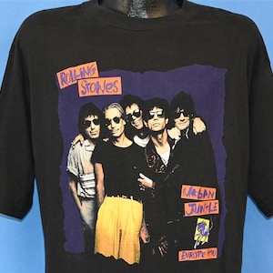 90s Rolling Stones Urban Jungle Tour Europe 1990 Rock Concert t-shirt Large