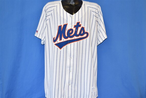 90s New York Mets NY Pinstripe Athletic Jersey T-shirt Extra -  Norway