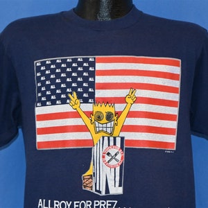80s Allroy for Prez All EP 1988 Punk Band Dave Smalley Descendents t-shirt Medium
