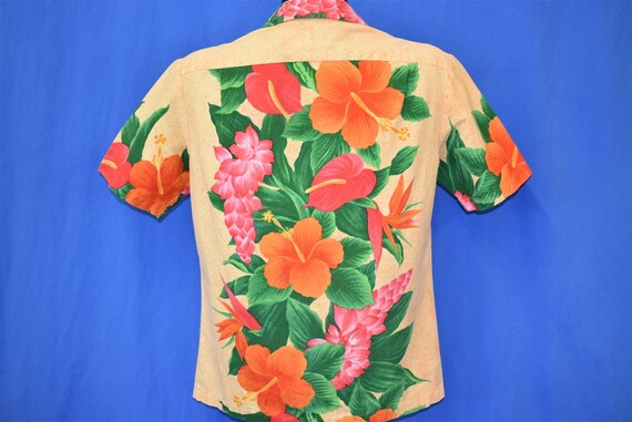 60s Mark Christopher Hawaii Aloha shirt Medium - image 4