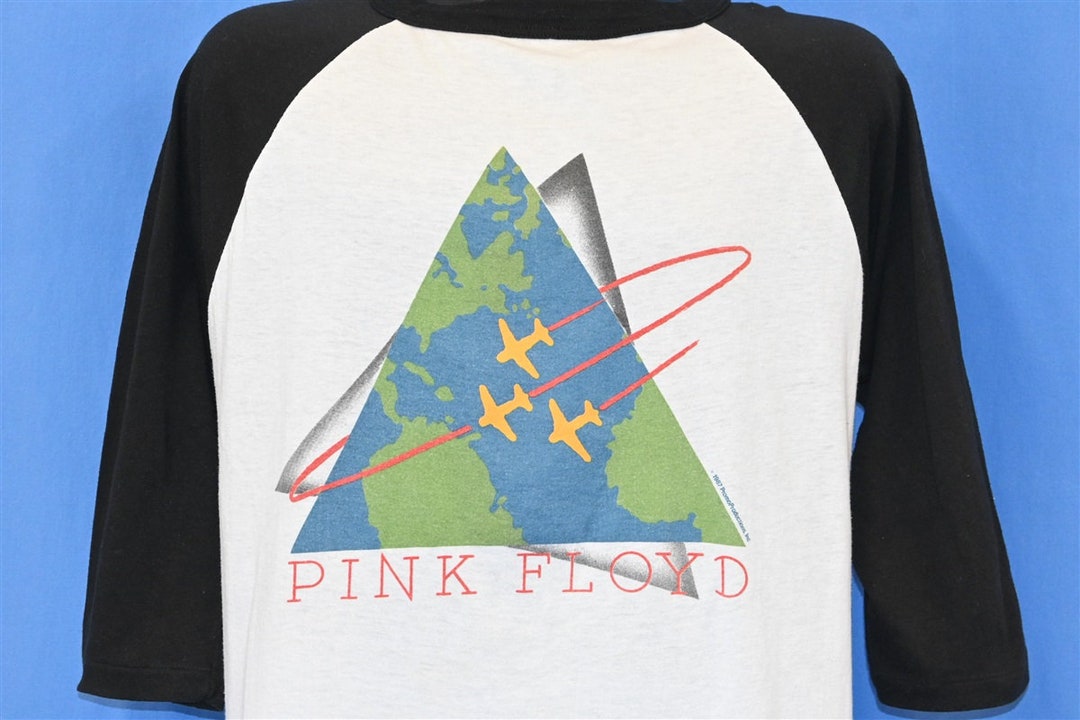ミュージシャン 1987 Pink Floyd Promotional Baseball T ミュージシャン 1987 Pink Floyd Promotional Baseball T