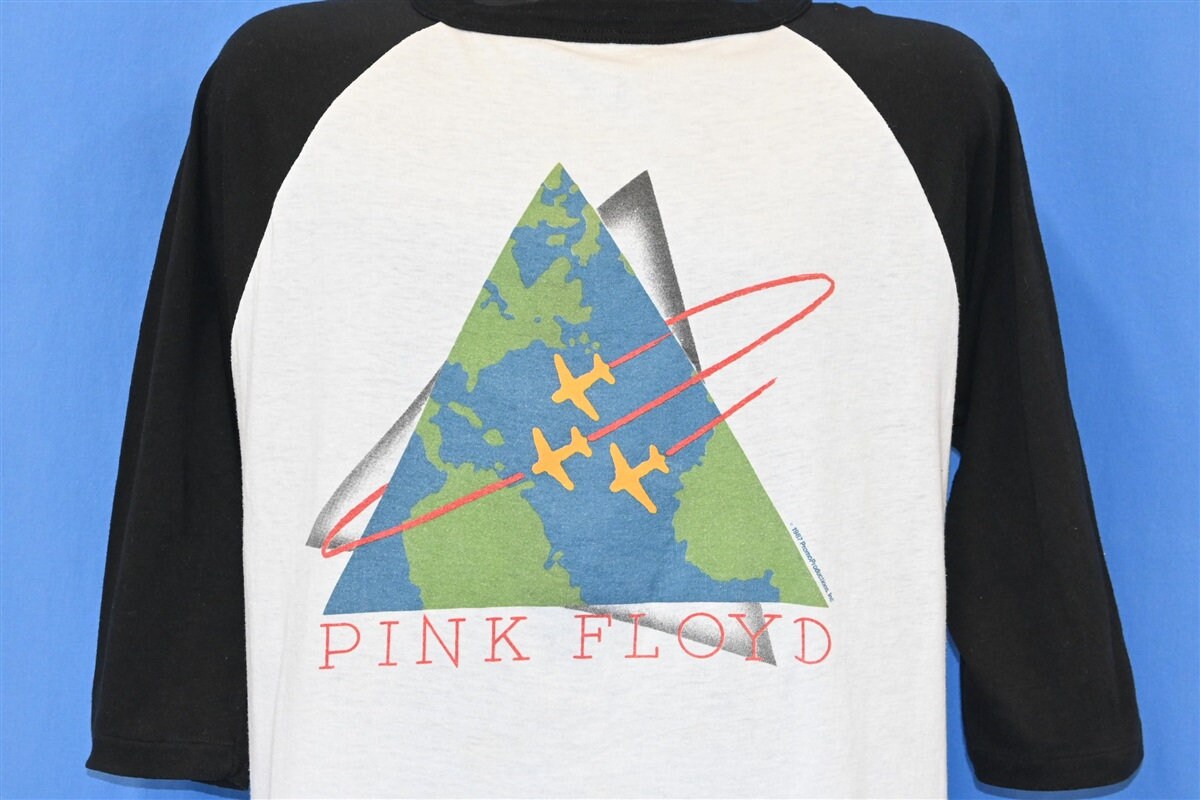 ミュージシャン 1987 Pink Floyd Promotional Baseball T ミュージシャン 1987 Pink Floyd Promotional Baseball T 1987 Pink