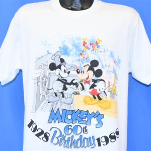 80s Disney Mickey Mouses 60th Birthday 1988 t-shirt Large