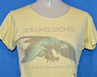 70s Rolling Stones Tour of the Americas 1975 t-shirt Extra Small