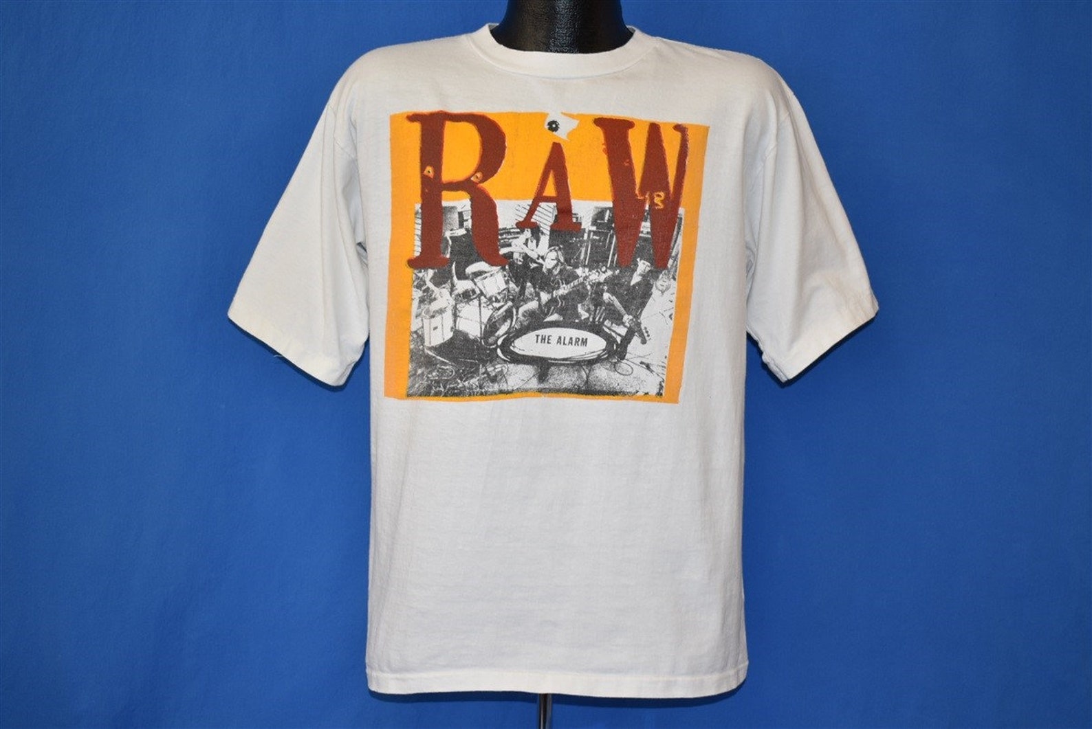 90s the Alarm Raw 1991 Tour New Wave Tshirt Large Etsy