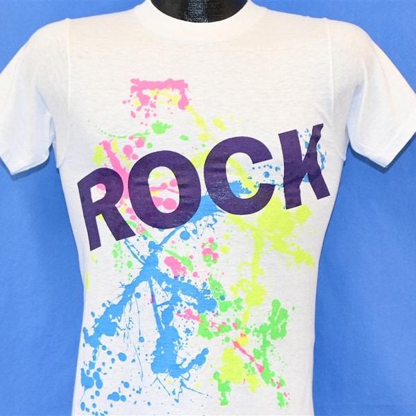 Neon Splatter Shirt Etsy