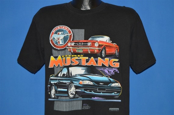 90s Ford Mustang Classic Car t-shirt Large | Etsy