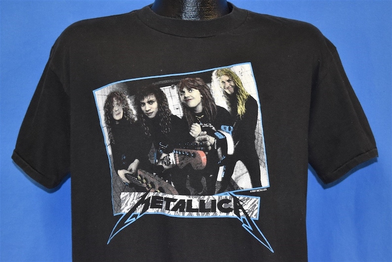 80s Metallica Master of Puppets Tour 1987 Damage Inc. Tshirt Etsy