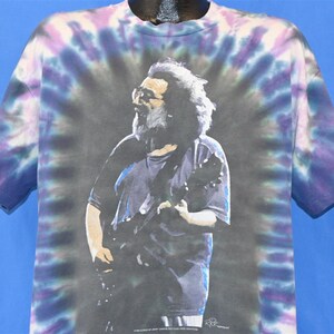 90s Jerry Garcia Grateful Dead Memorial Tie Dye Rock Band t-shirt Extra Large