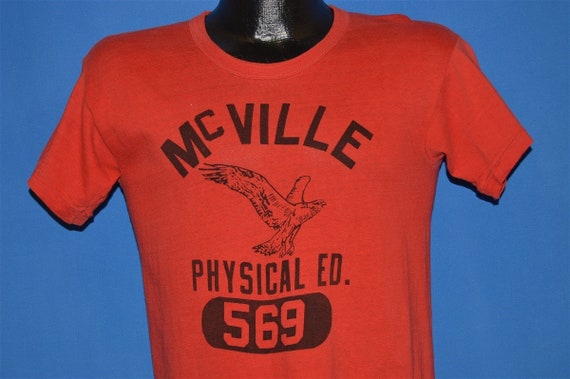 50s McVille High School Phys Ed Distressed t-shirt