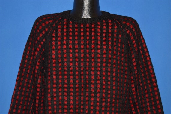 40s Jaeger All Wool Knit Raglan Sweater Large - image 1