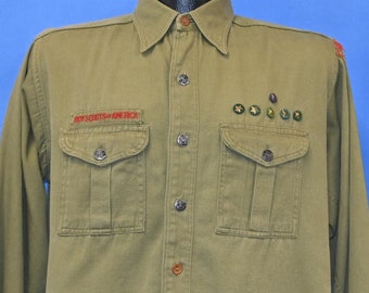 ▪️40’s【BOYSCOUT】VINTAGE SHIRT VINTAGE 40s BOY SCOUTS OF AMERICA SHIRT | VINTAGE