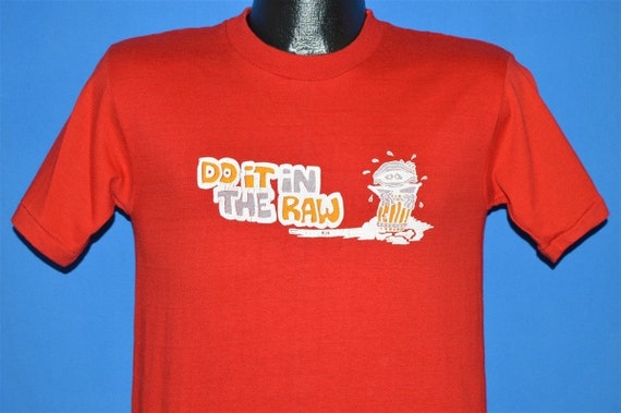 Orange sales raw shirt