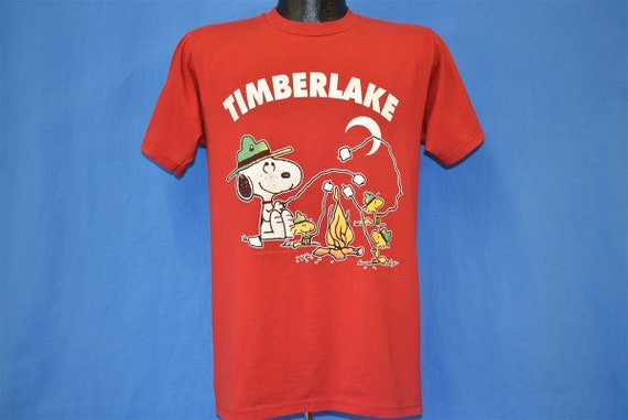 80s Peanuts Timberlake Snoopy Woodstock 